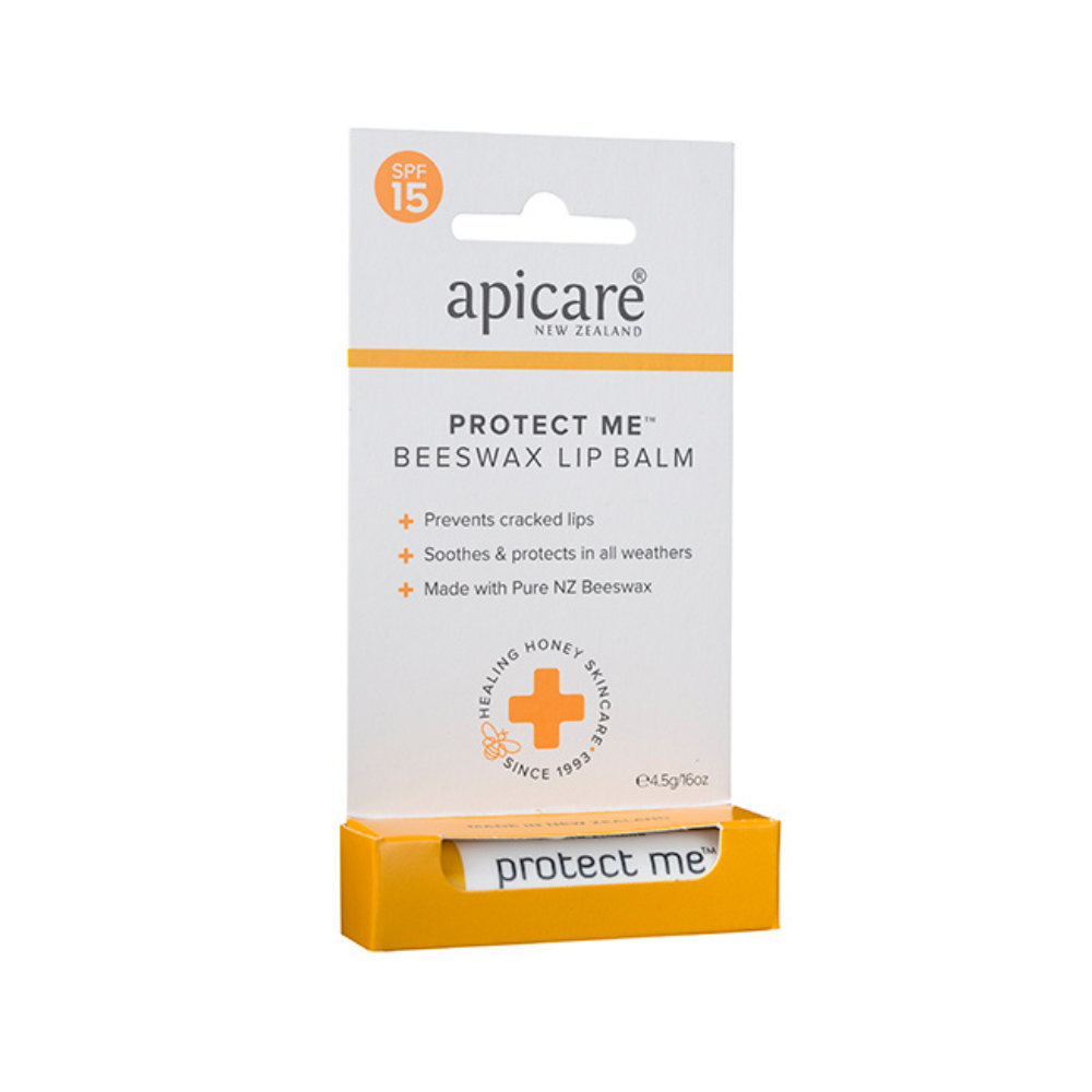 Apicare Protect Me Beeswax Lip Balm SPF15 4.5g