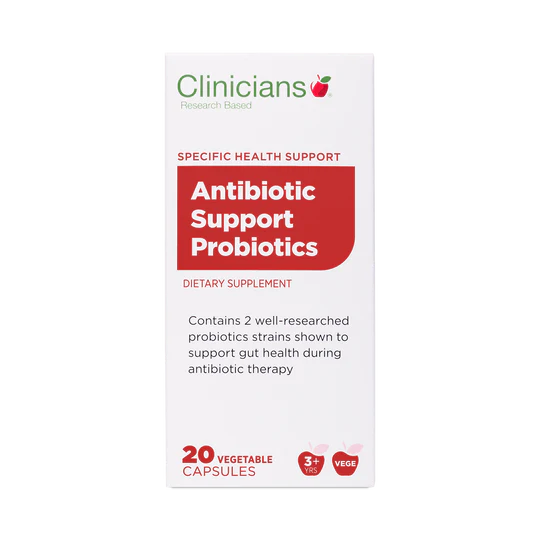 Clinicians Antibiotic Support Capsules 20