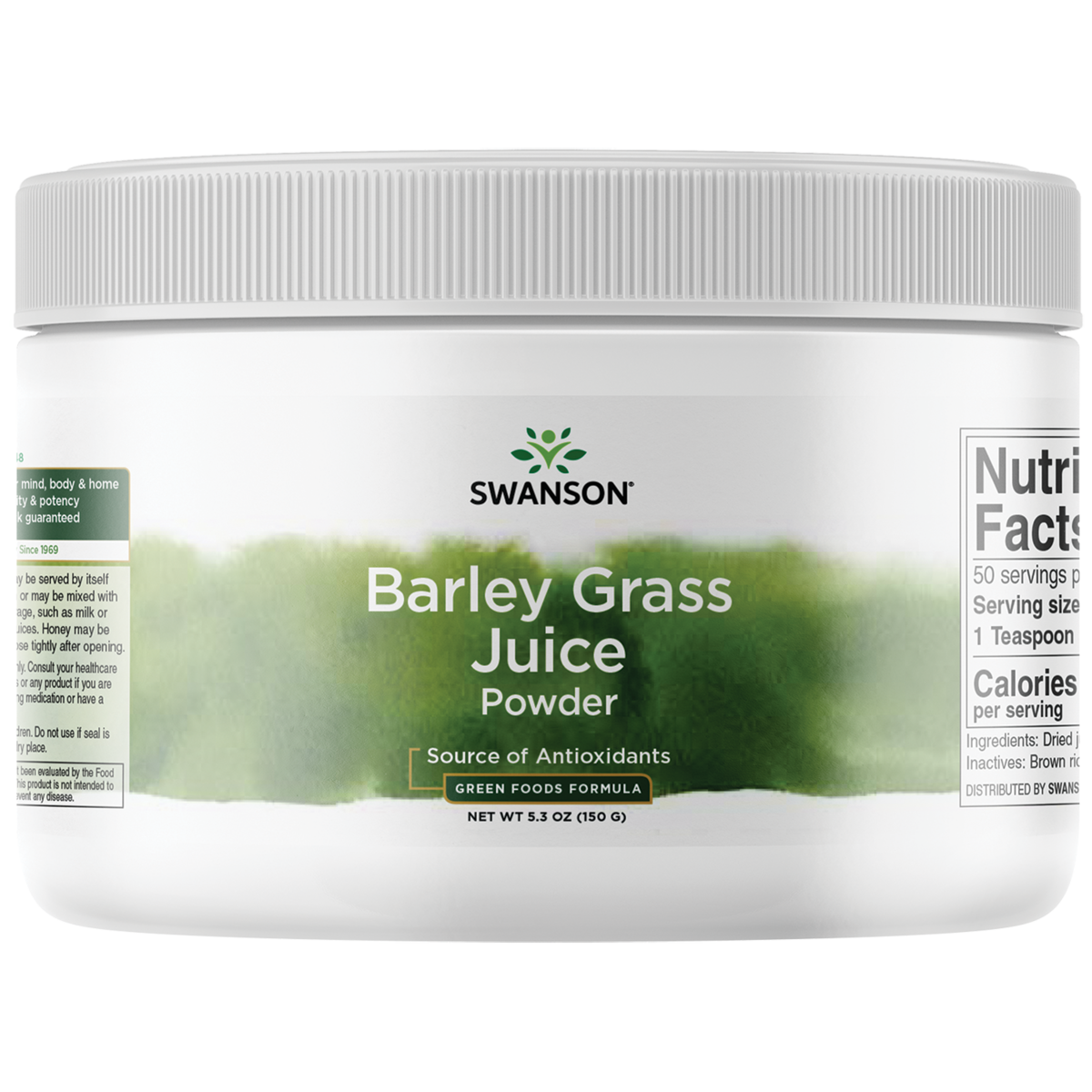 Swanson – Barley Grass Juice powder – 150g