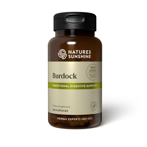 Natures Sunshine Burdock Capsules 100
