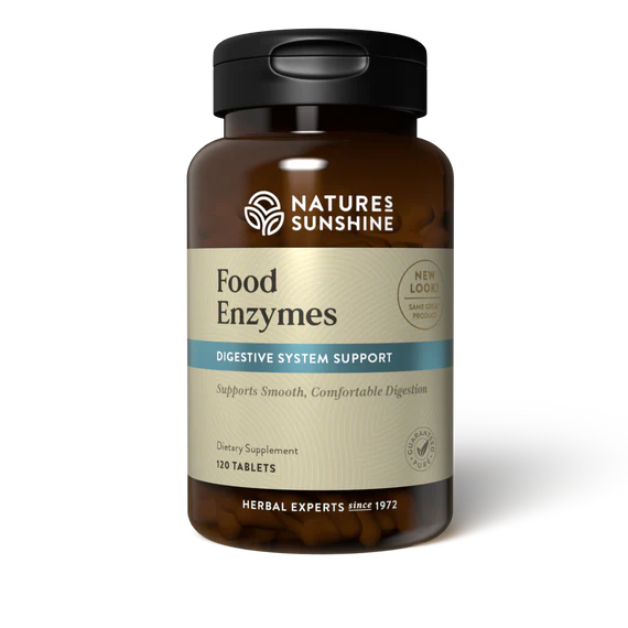 Natures Sunshine Food Enzymes Caps 120