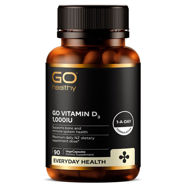 Go Vitamin D3 1000iu Vegecaps 90