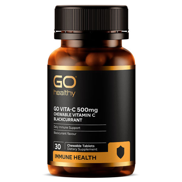 Go Healthy Vita-C 500Mg B/Currant 200 Chew