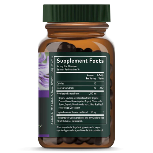 Gaia Herbs Calm A.S.A.P 30 vegan Liquid Phyto-Caps 30