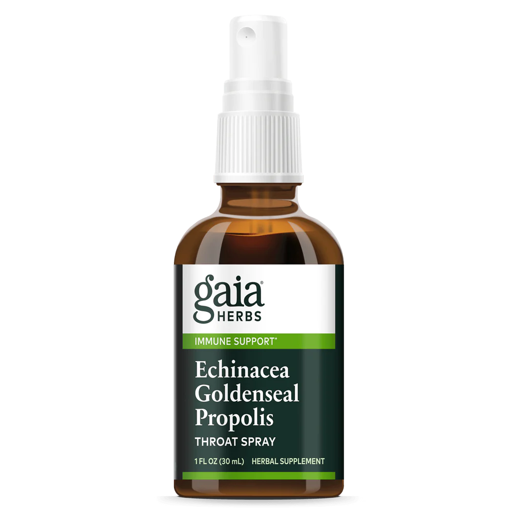 Gaia Herbs Echinacea Goldenseal Propolis Throat Spray 30ml