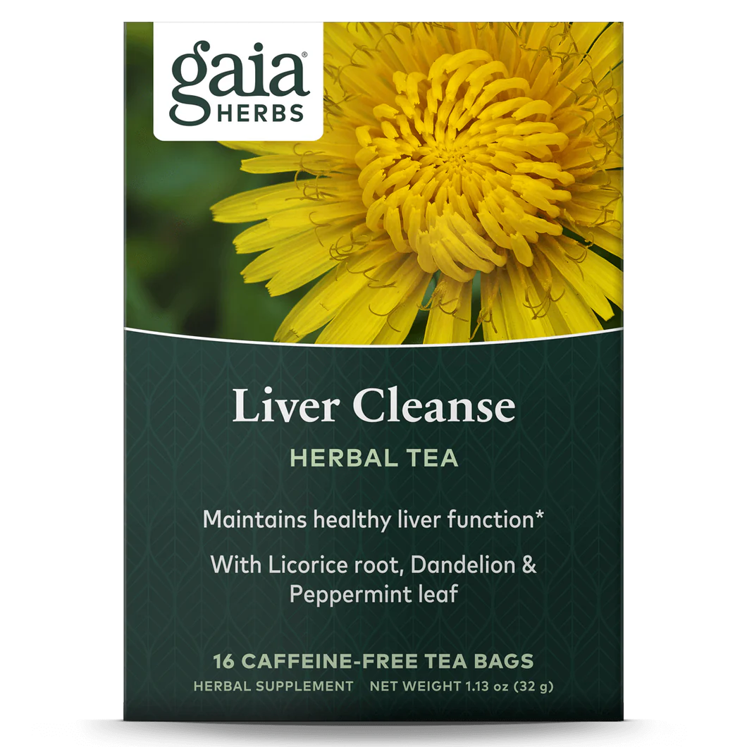 Gaia Herbs Liver Cleanse Herbal Tea 14 Teabags