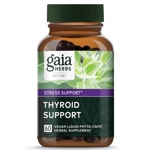 Gaia Herbs Thyroid Support Vegan Liquid Phyto-Caps 60