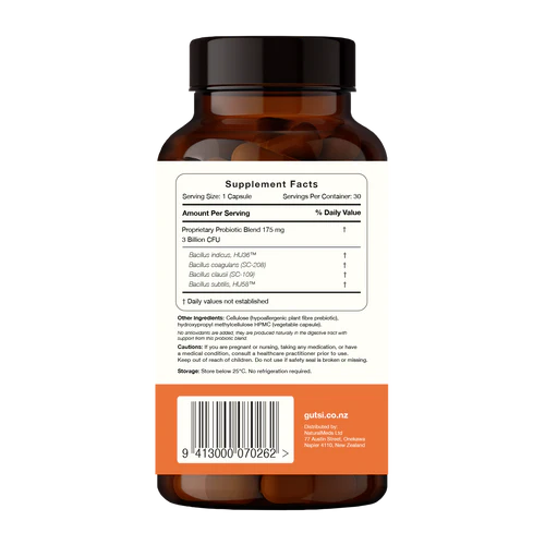 Gutsi SporeBiotic Vegecaps 30