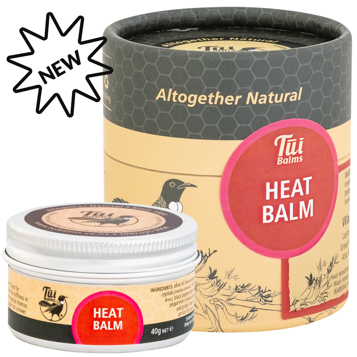 Tui Warming & Easing Heat Balm 40g