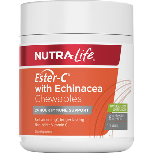 Nutralife Echinacea and Ester C Chewables 500mg Tablets 60