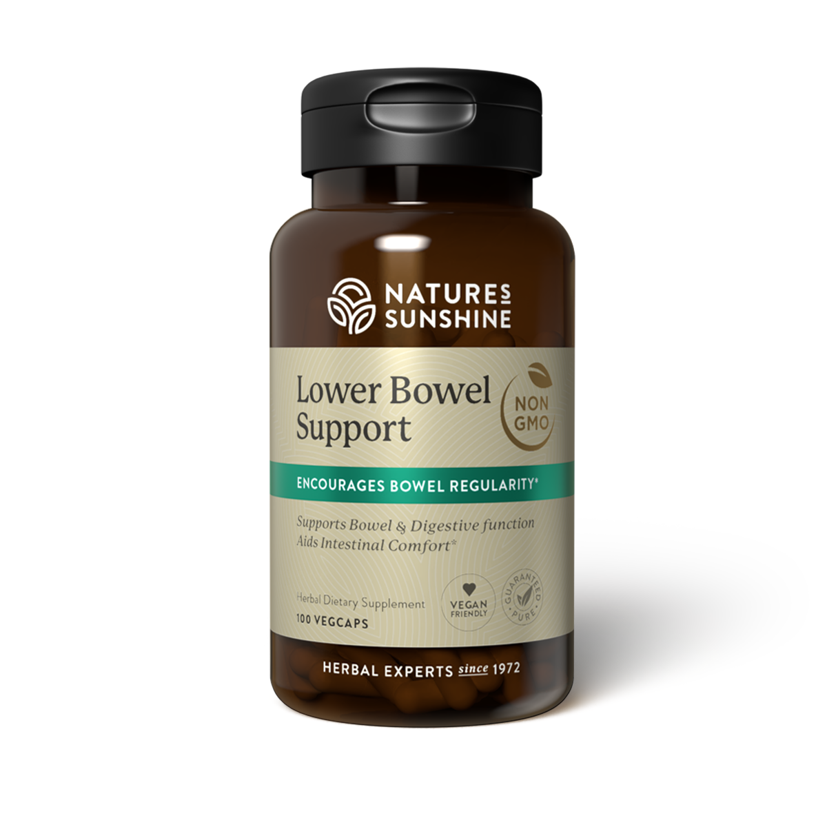 Natures Sunshine Lower Bowel Support Capsules 100 (Was LBS II)