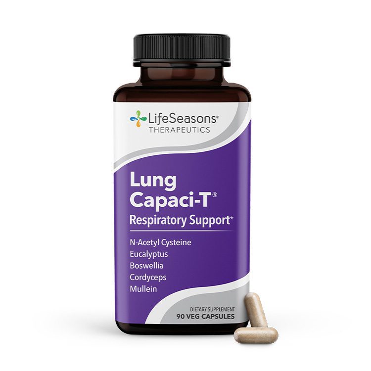 Lifeseasons Lung Capacit-T Veg Capsules 90