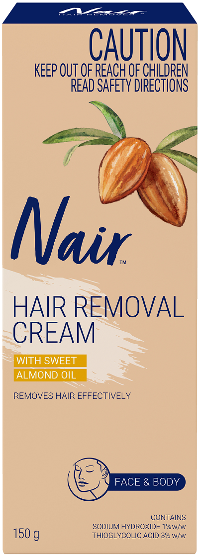 Nair Sensitive Hair Removal Cream (Face & Body) 150g