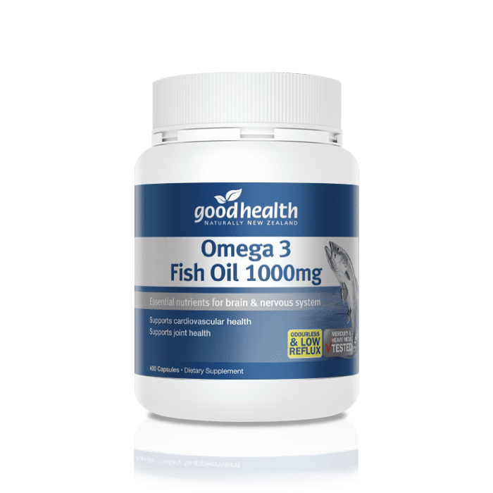 Good Health Omega 3 Fish Oil 1000mg