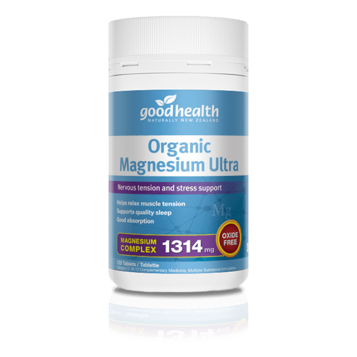 Good Health Organic Magnesium Ultra Tablets 120
