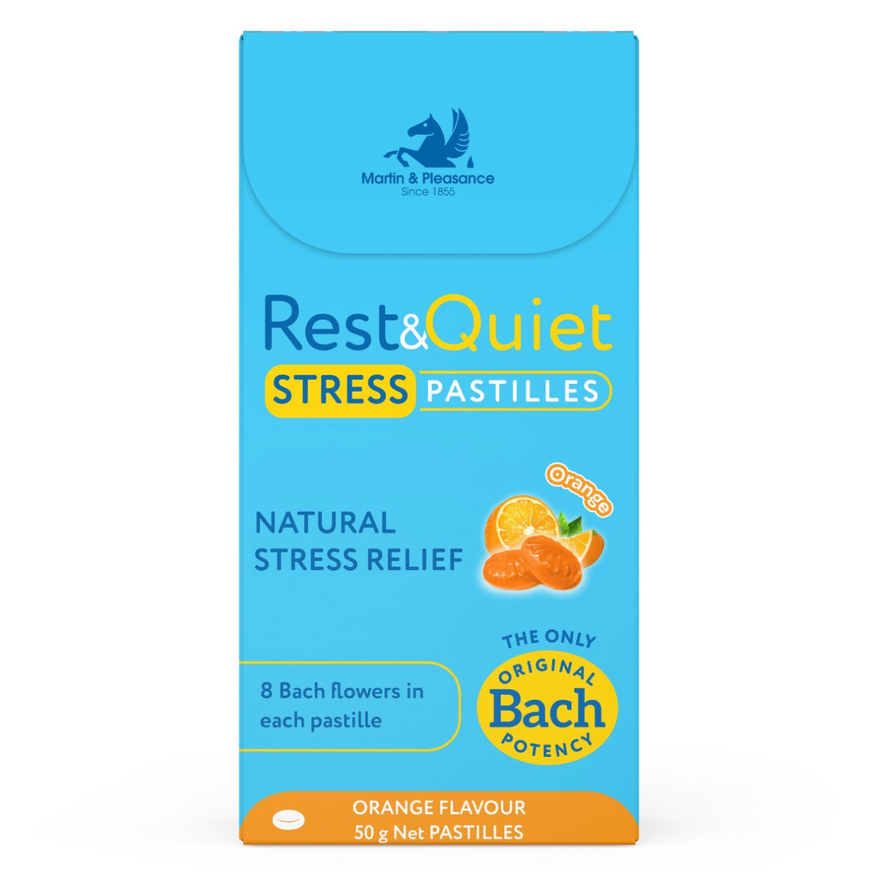 Martin & Pleasance Rest&Quiet Stress Orange Pastilles 50g