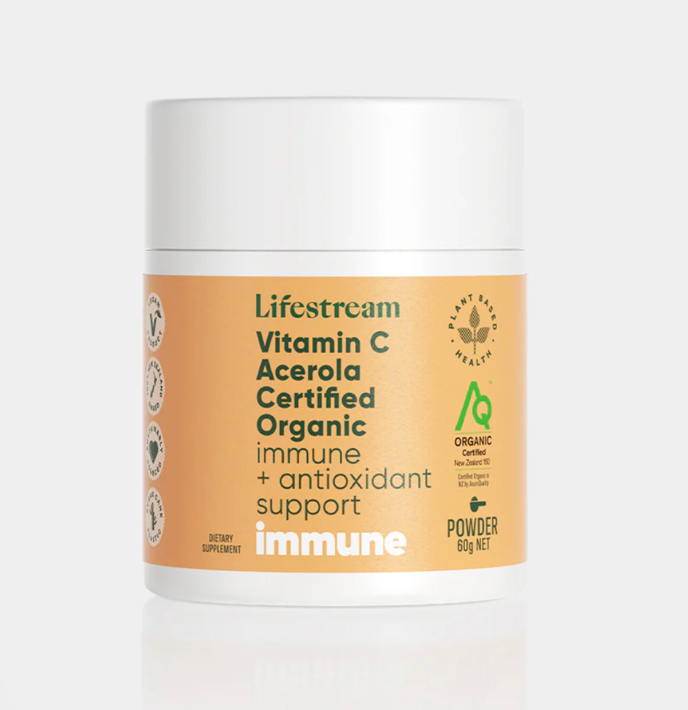 Lifestream Vitamin C Acerola Certified Organic