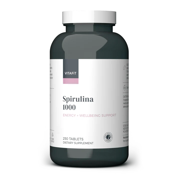 Vita Fit Organic Spirulina Tablets 1000mg 250