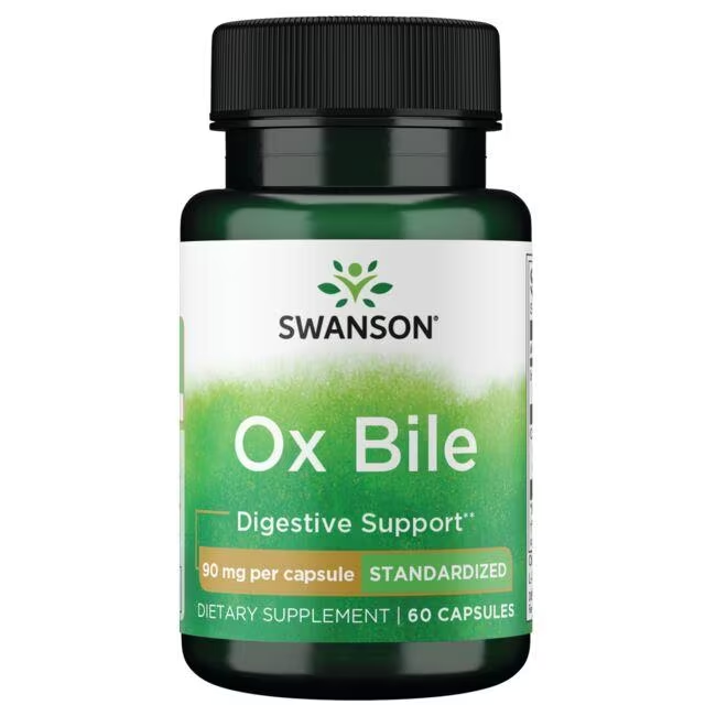Swanson Ox Bile  Capsules 60