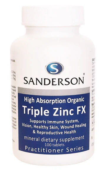 Sanderson Triple Zinc FX Tablets 100