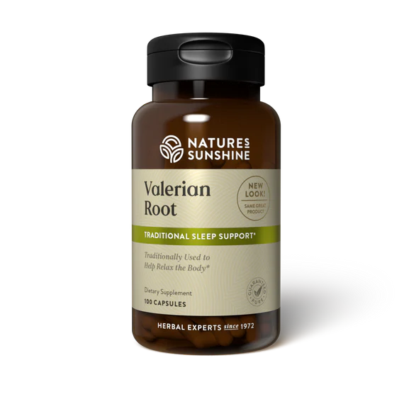 Natures Sunshine Valerian Root Capsules 100