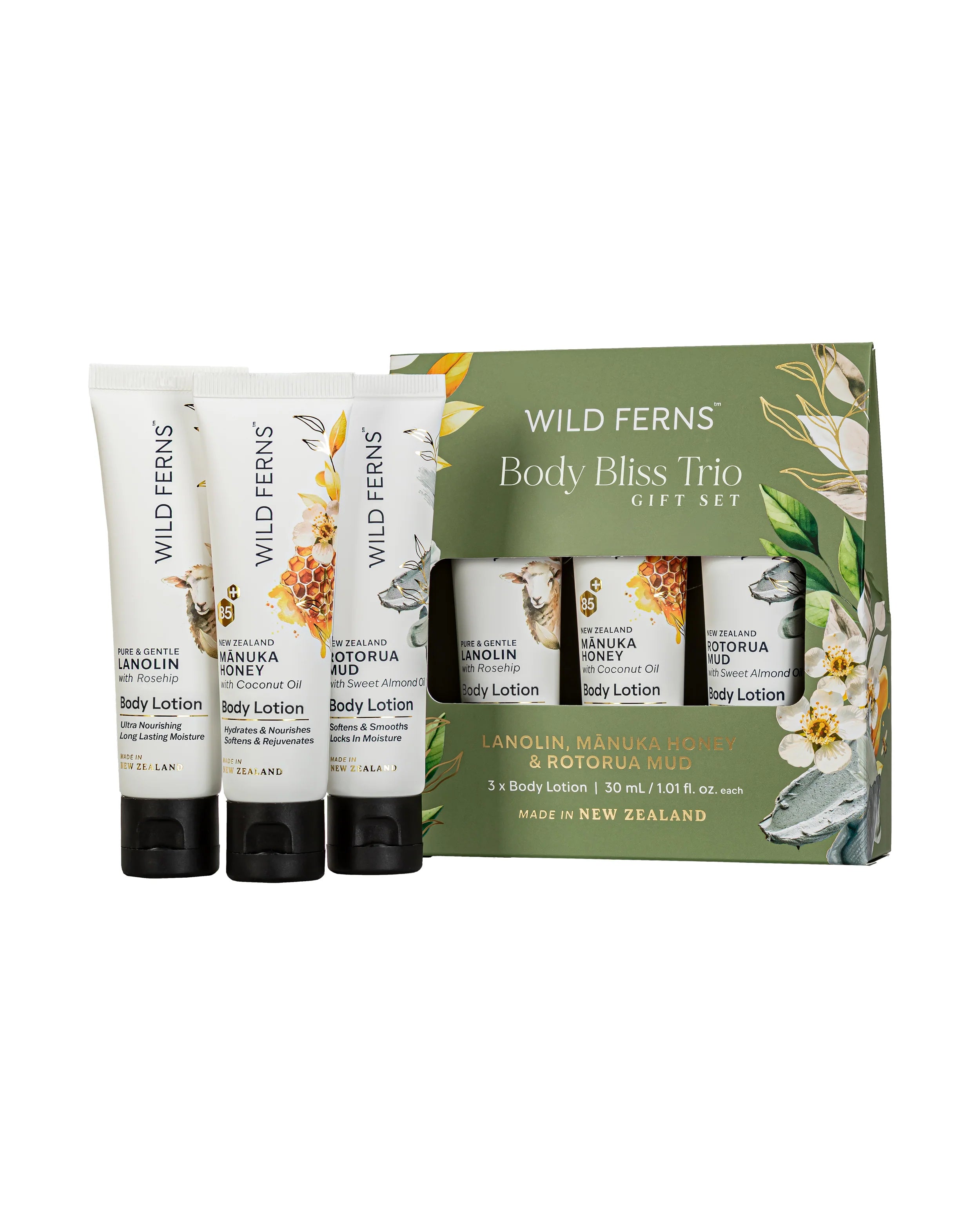Wild Ferns Body Bliss Trio Gift Set