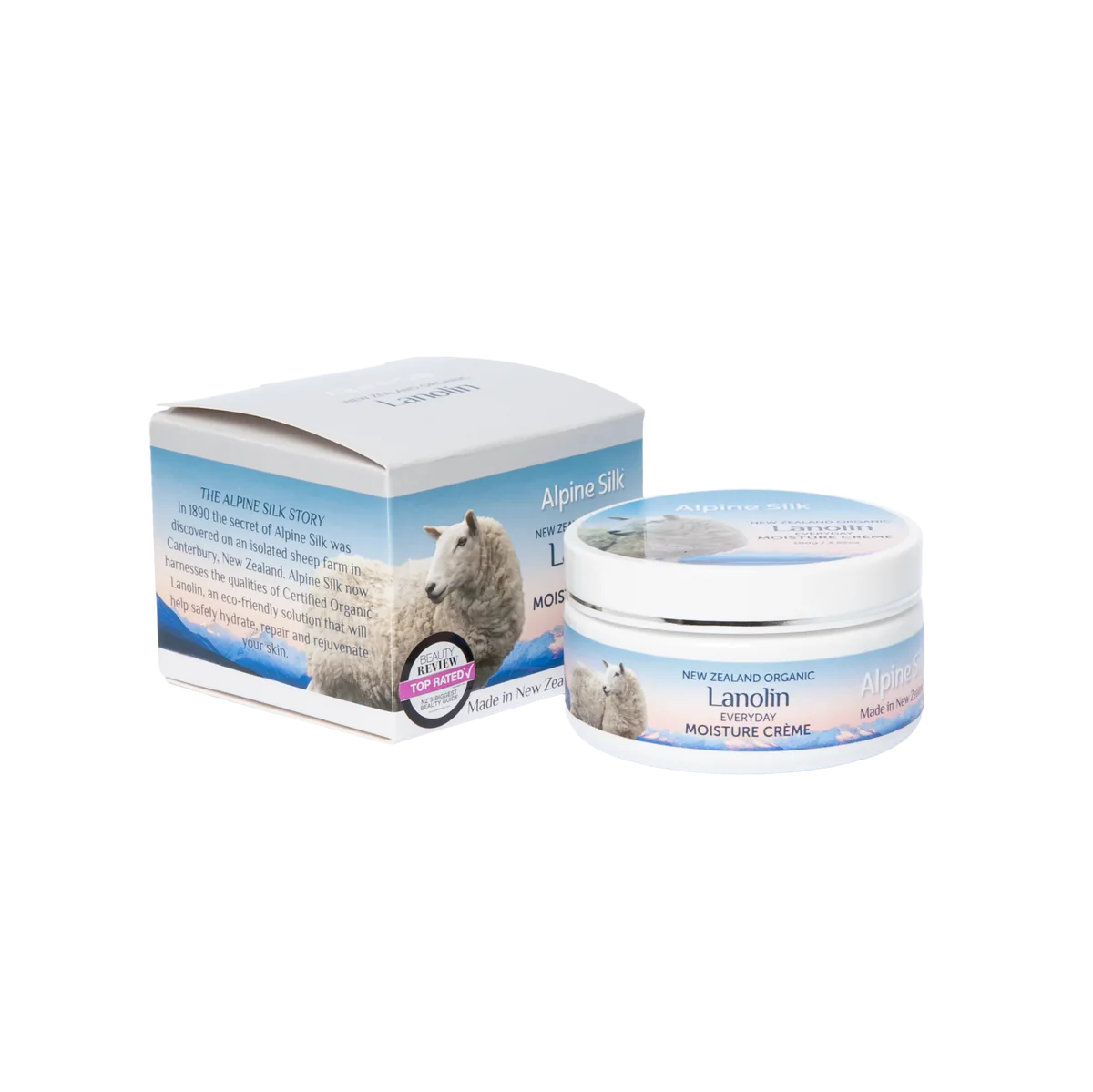 Alpine Silk Organic Lanolin Moisture Cream 100g