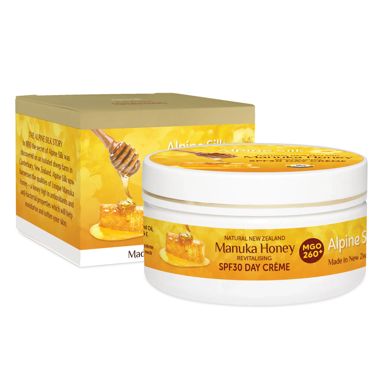 Alpine Silk Manuka Honey SPF30 Day Cream 100g