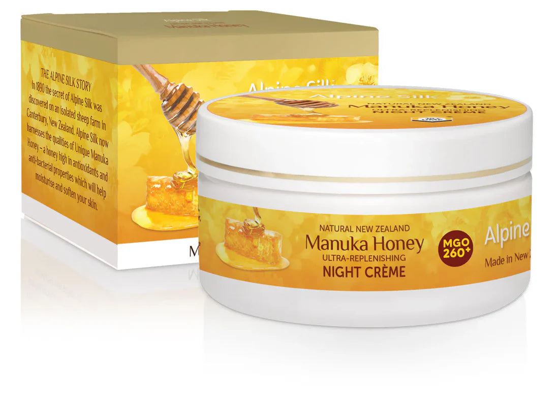 Alpine Silk Manuka Honey Night Cream 100g