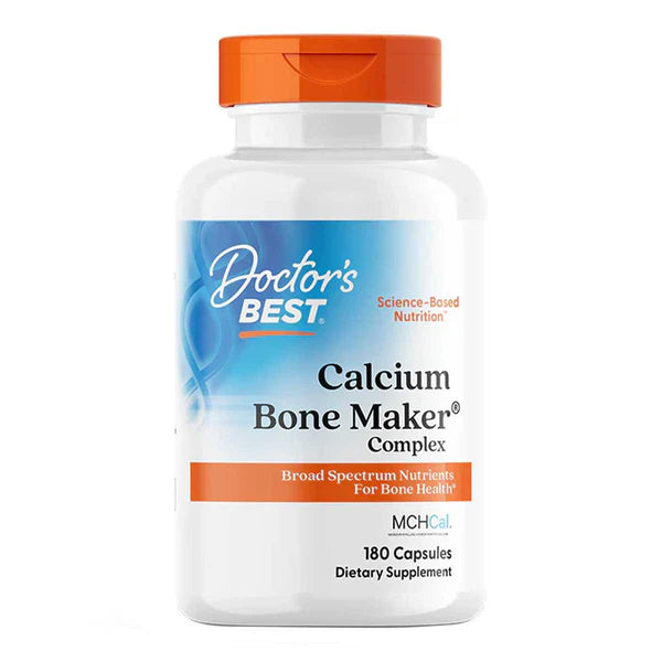 Doctor's Best Calcium Bone Maker Complex with MCHCal and VitaMK7 Capsules 180