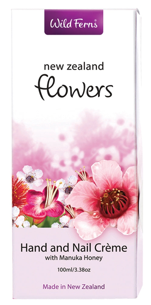 Wild Ferns Flowers Hand and Nail Creme with Manuka Honey 100ml