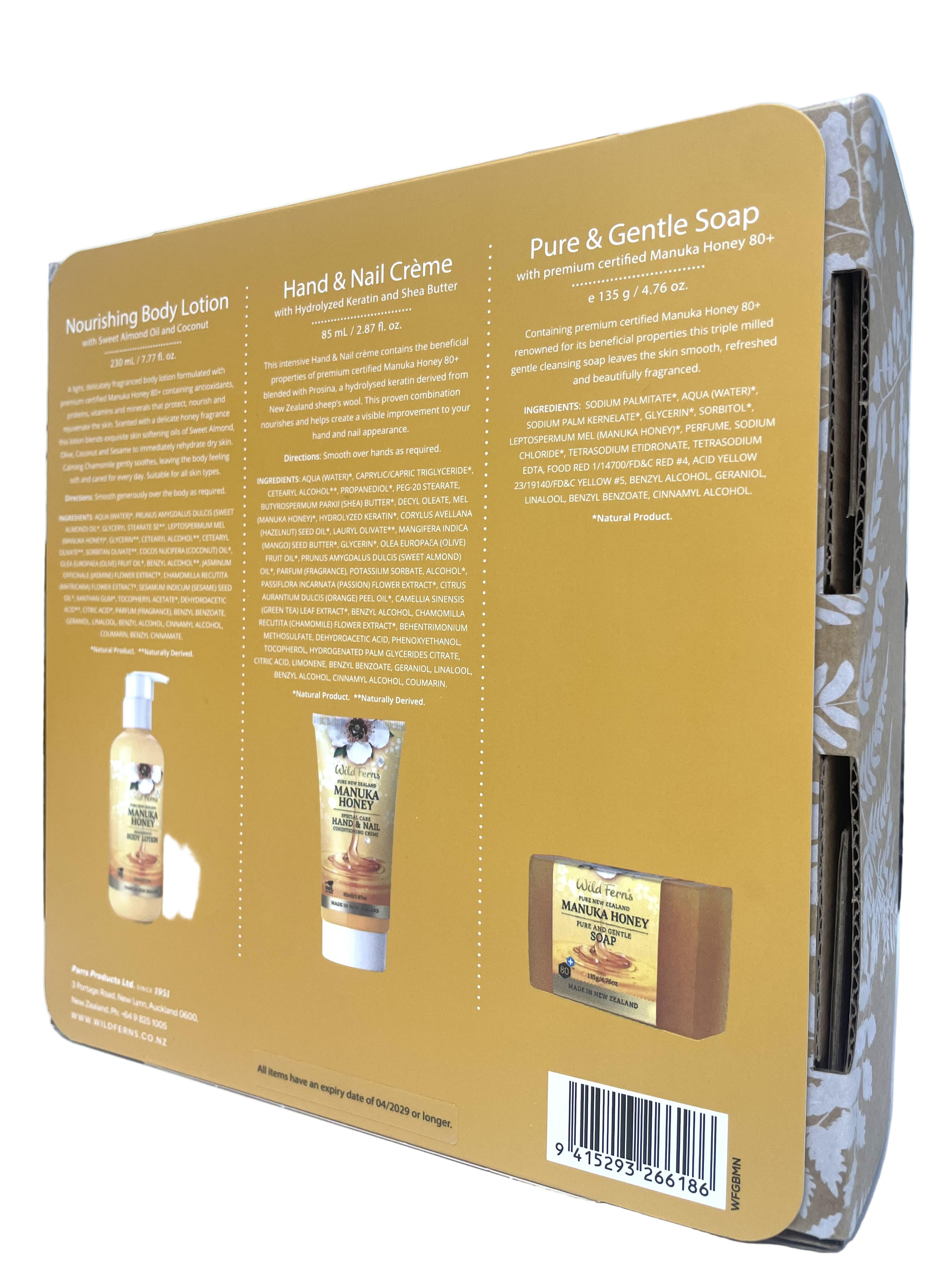 Wild Ferns Manuka Honey Skincare Gift Set