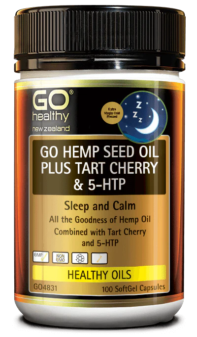 Go Healthy Go Hemp Seed Oil Plus Tart Cherry & 5-HTP 100s