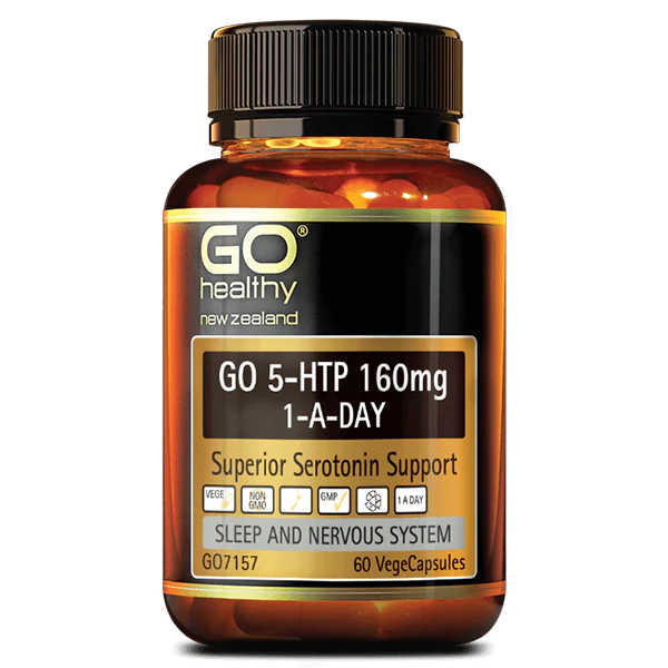 Go Healthy 5-HTP 160mg 30 Vege Caps