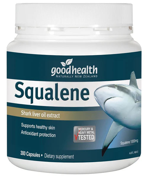 Good Health Squalene Shark Oil 1000mg Capsules 300