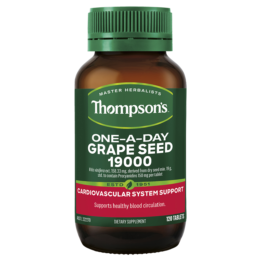 Thompsons Grape Seed 19000 Tablets 120