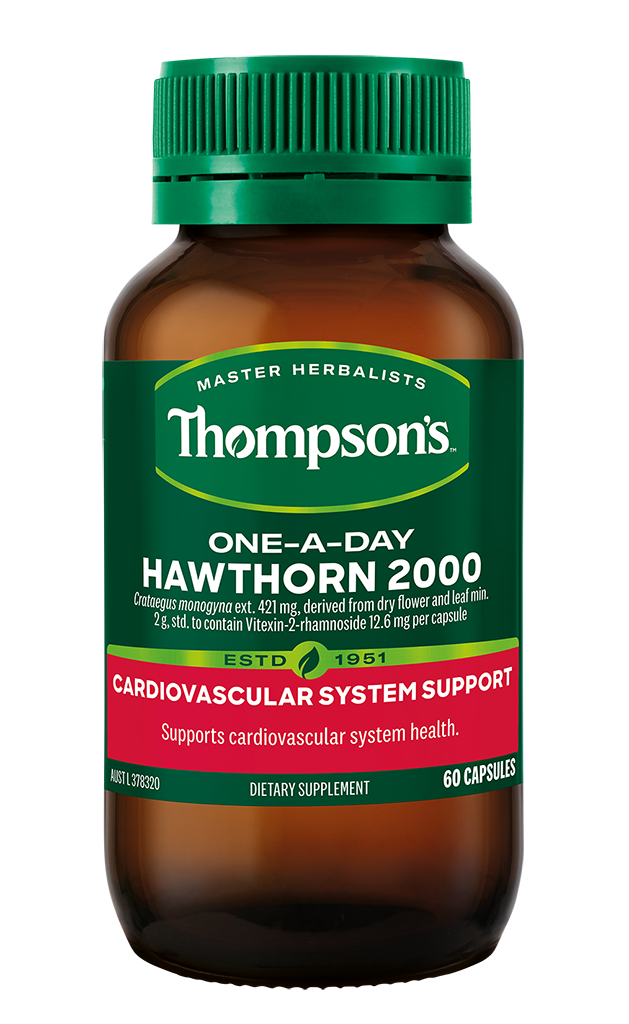 Thompson's One-A-Day Hawthorn 2000mg 60 Capsules