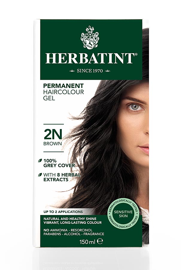 Herbatint Permanent Herbal Haircolour Gel - Brown 2N