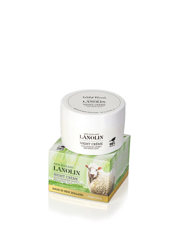 Wild Ferns Lanolin Night Crème - 100g