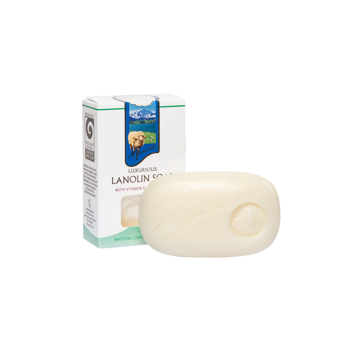 Merino Lanolin Soap with Vitamin E and Aloe Vera 92g
