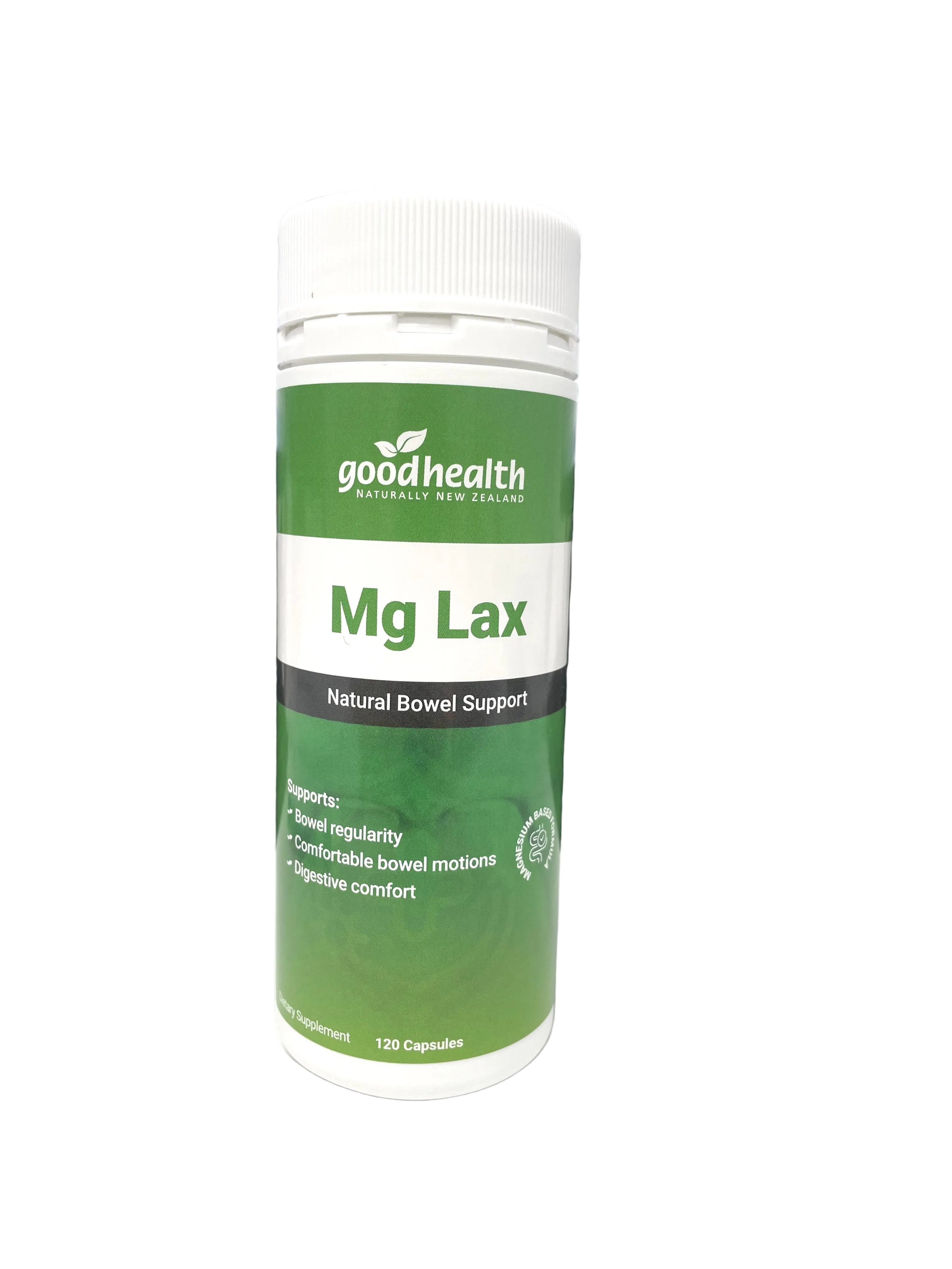 Good Health MgLax natural Laxative Capsules 120
