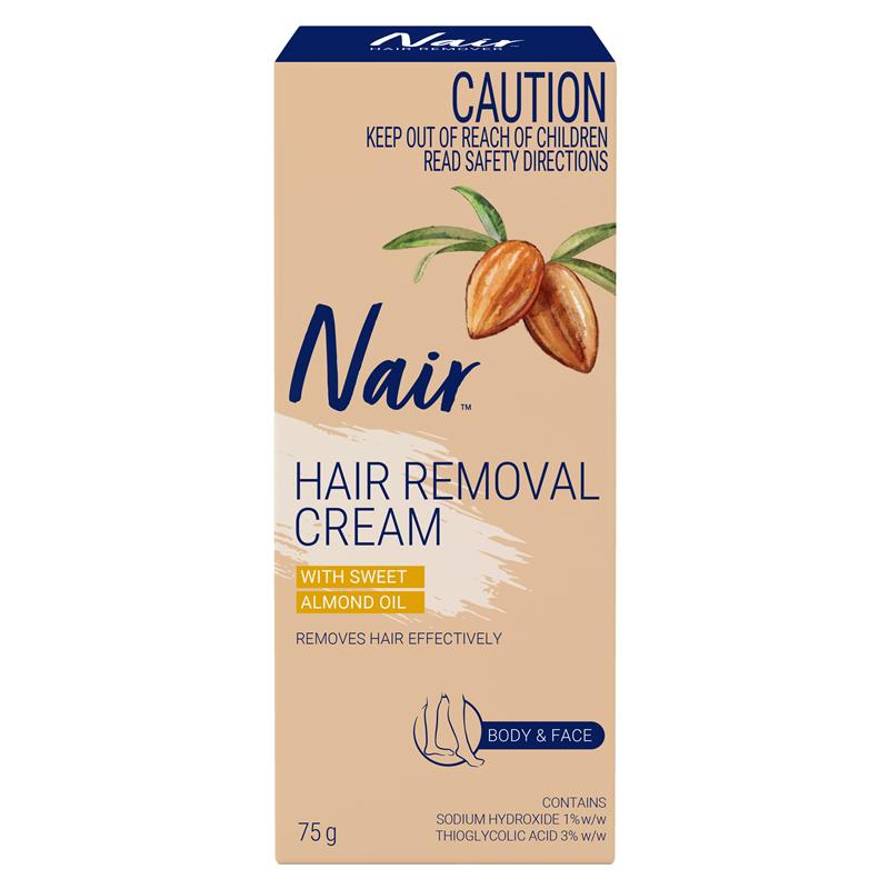 Nair Sensitive Hair Removal Cream (Face & Body) 75g