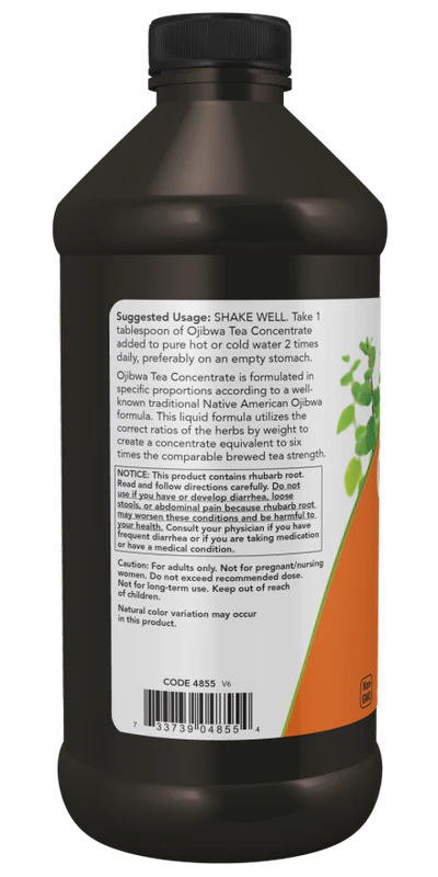 Now Ojibwa Tea Liquid 473 ml