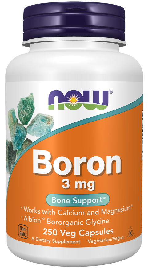 Now Boron vege Capsules 3mg 250