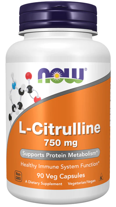 Now L-Citrulline 750 mg Veg Capsules 90