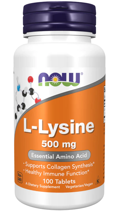 Now L-Lysine 500 mg Tablets 100