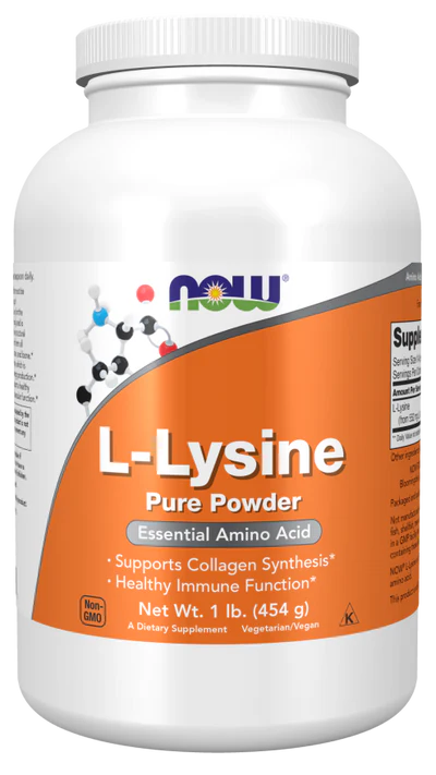 Now L-Lysine Pure Powder 454 g