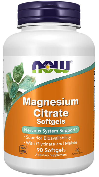 Now Magnesium Citrate Softgels 90