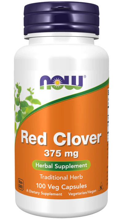 Now Red Clover 375 mg Veg Capsules 100