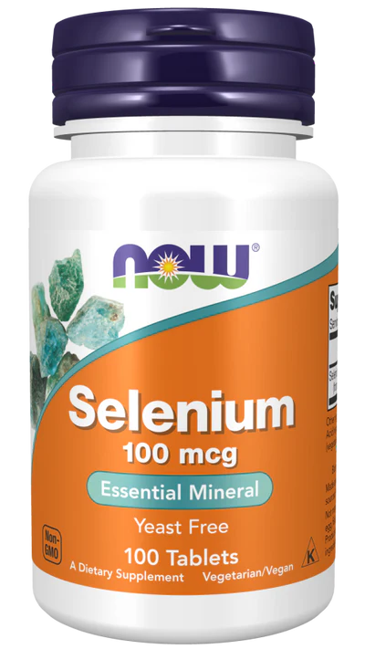 Now Selenium 100 mcg Tablets 100